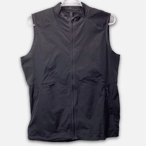 Lululemon Cold Terrain Fleece Vest Mens Large Gray Full Zip Outdoor Performance - Picture 1 of 12