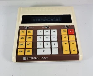ENTERPREX Modell 100M elektronischer Tischrechner - Vakuum-Leuchtstoffanzeige  - Bild 1 von 11