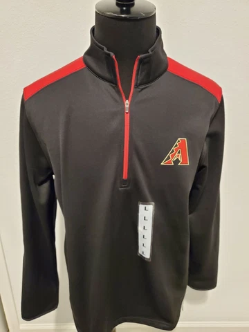 Arizona Diamondbacks MLB Long Sleeve Pullover 1/4 Zip Men Size Large Cover