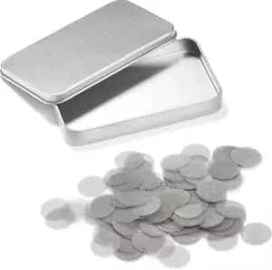 Pantallas de tubería flexibles de metal de acero inoxidable Stanker 200 piezas con caja de almacenamiento - Imagen 1 de 5