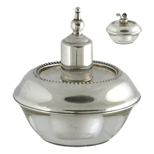 American Sterling Silver & Glass HYGLO Table Lighter Frank M Whiting USA - Picture 1 of 4