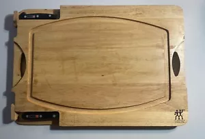 ZWILLING J.A. Henckel Cutting Board with Built in knife compartment and knives - Picture 1 of 11