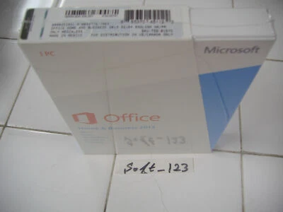 Microsoft Office 2013 Home and Business Product Key Card Full Retail Version - Image 1 of 3