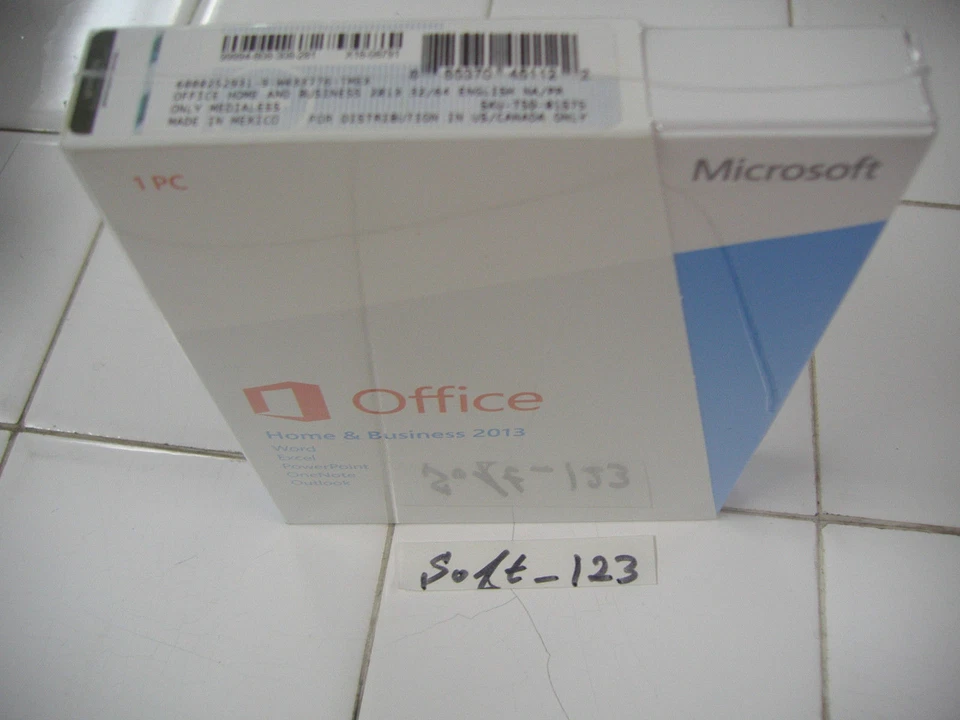 Microsoft Office 2013 Home and Business Product Key Card Full Retail Version - Image 1 of 3