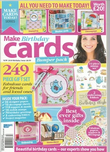 MAKE BIRTHDAY CARDS MAGAZINE  2018, SOME GIFTS ARE MISSING, DETAIL BELOW. - Picture 1 of 1