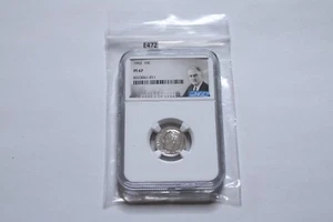 1962 NGC PF67 90% PROOF SILVER ROOSEVELT DIME 10C Portrait Label!    E472 - Picture 1 of 2