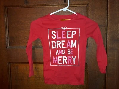 Camisa manga larga GAP Kids Sleep, Dream And Be Merry talla 6 nueva con etiquetas Foto 1 de 4
