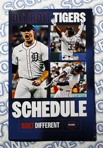 2025 Detroit Tigers Baseball - Pocket Schedule - Detroit Tigers - Picture 1 of 3