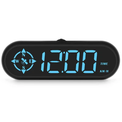 Car HUD Head Up Display Digital GPS Speedometer Overspeed Alarm KMH MPH Tester - Image 1 of 4