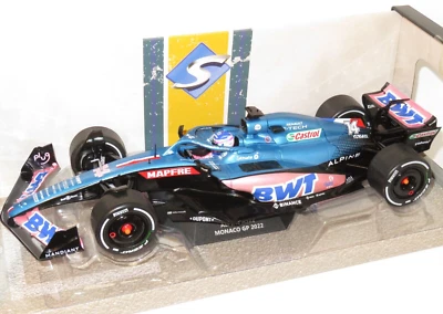 1/18 Alpine A522 BWT   Alpine F1 Team 2022  Monaco GP #14 F.Alonso - Image 1 of 4