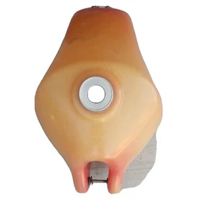 Vintage MX Don Vesco Motocross Enduro Dirt Bike Gas  TANK+PETCOCK OVERSIZE Red - Picture 1 of 10