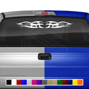 Design #123 TRIBAL FLAME Windshield Decal Window Sticker Vinyl Graphic Banner - Bild 1 von 8