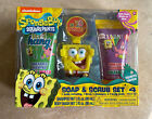 Spongebob Squarepants Soap & Scrub Set 4 pc Body Wash Shampoo Hook Scrubby