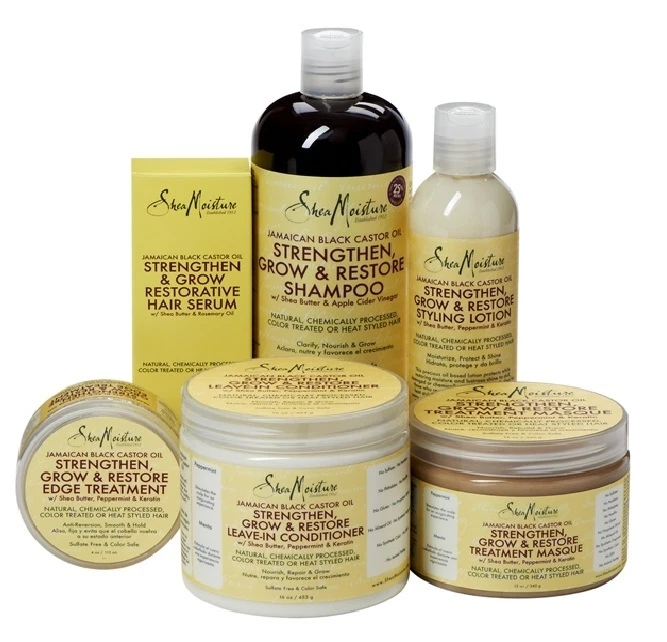 Shea Moisture Jamaican Black Castor Oil Shampoo/Conditioner/Maske/Lotion/Serum