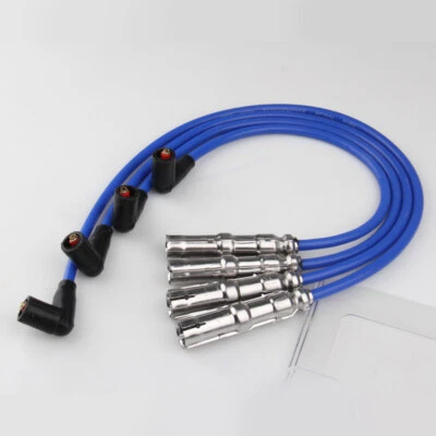 Juego de 4 cables de encendido de bujía 27588 para Volkswagen Beetle Bora Golf Jetta EE. UU. Foto 1 de 4