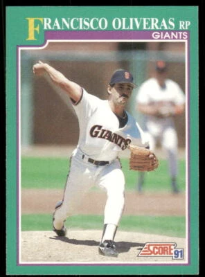 1991 Score #635 Francisco Oliveras - Image 1 of 2