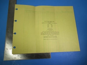 Vintage Bier Kundenbuch Blatt Formular 1-4-B Muster Werbung Preise S8276 - Bild 1 von 2
