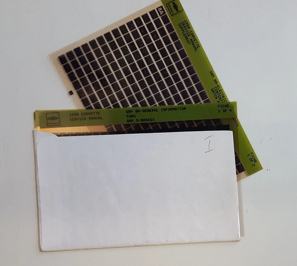 Manuale Officina / Shop Manuale Chevrolet Corvette 1988 - Immagine 1 di 1