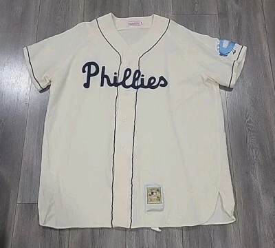 1944 VINTAGE AUTHENTIC PHILADELPHIA PHILLIES JERSEY 56 3XL MITCHELL NESS  WOOL  - Image 1 of 4