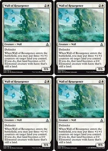 MTG - 4x WALL OF RESURGENCE - Oath of the Gatewatch (U) - Picture 1 of 1