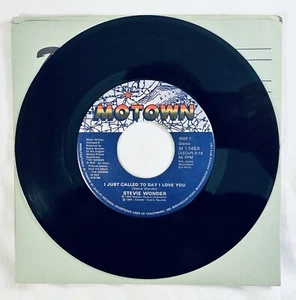 Stevie Wonder (I Just Called To Say I Love You) 7" [Motown, 1984, Canada] VG+ - Picture 1 of 12