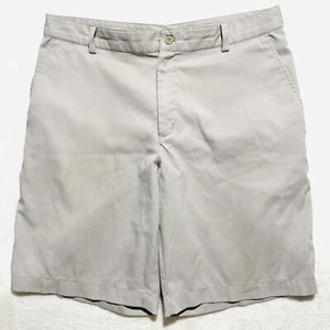 Pantalones Cortos Secos Nike Golf Fit Para Hombre Talla 36 Chino Tostado Bolsillos Frontales Planos Cremallera Botón - Imagen 1 de 9