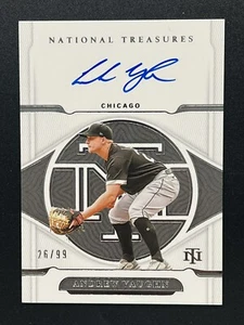 2022 National Treasures Andrew Vaughn Signatures #S-AV Auto /99 White Sox - Picture 1 of 2