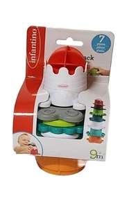 Infantino Stack O' Fun 7 Piece Stacking Cups, Ages 9mos+ - Picture 1 of 5