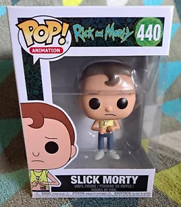 Slick Morty Pop 440 Pop - Rick and Morty Funko Pop! Vinyl 2018 Vaulted+Protector - Picture 1 of 12