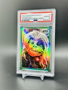 Chewbacca 2023 Star Wars Galaxy Celebration Europe - Green 39/50 PSA 10 POP 1 - Picture 1 of 4