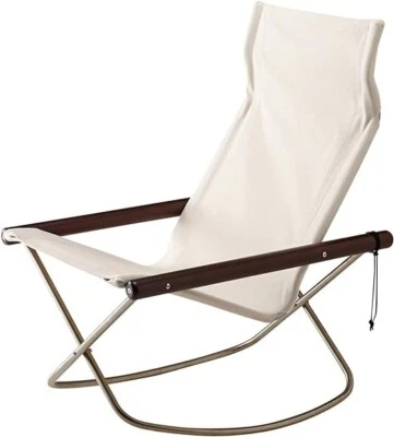 Nychair X Folding Rocking Chair designed by Takeshi Nii white made in Japan - Image 1 of 4