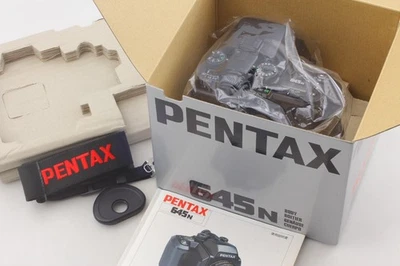 [MINT+++ in Box] Pentax 645N Medium Format Camera Body 120 Back From JAPAN - Image 1 of 4