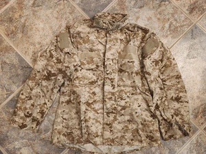 10-D USN Navy NWU AOR1 uniforme da lavoro tipo II camicia mimetica deserto grande lunga - Foto 1 di 6