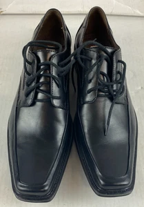 Scarpe Oxford Steve Madden da uomo Forbes in pelle nera taglia 8 - Foto 1 di 10