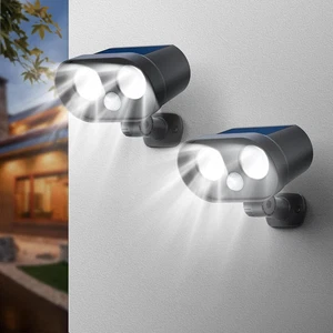 Solar Security Light 6500K Adjustable with Motion Sensor - Bionic Wall Light, IP - Picture 1 of 7