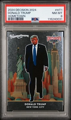 2024 The Decision Donald Trump Hometown PSA 8 President Case Hit Downtown - Image 1 of 3