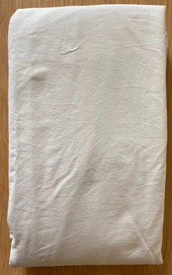 Spannbetttuch – ca. 90 cm x 200 cm – mattgelb – Baumwolle - Bild 1 von 4