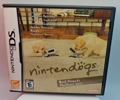 Nintendogs: Best Friends (Nintendo DS, 2007) CIB Complete Manual & Two Inserts - Image 1 of 4