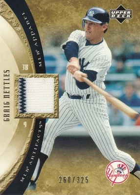 Artifacts MLB 2006 ropa usada en juegos #MLB-GN Graig Nettles/325 Foto 1 de 2