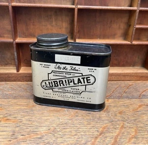 Vintage Fiske Brothers Refining Co. Lubriplate Tin - Picture 1 of 4