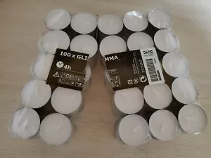 20 candele senza profumo IKEA - candele tea light -- 4 ore -- Da CA - Foto 1 di 5