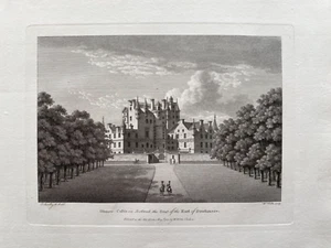 1782 Antique Print; Glamis Castle, Angus, Scotland after Paul Sandby - Picture 1 of 2