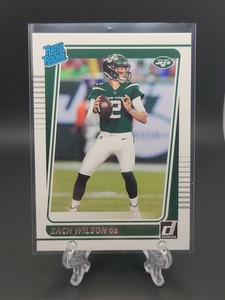2021 Donruss Zach Wilson Rated Rookie RC #252, Jets, Well Centered Card! 🔥🔥