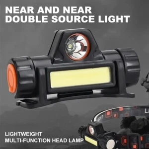 Q5 COB LED Stirnlampe leistungsstark eingebauter 18650 Akku Outdoor Camping Angeln Kopf - Bild 1 von 7