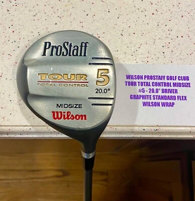 Wilson Prostaff Tour Total Control средний размер #5 / 20,0° градус для правосторонней стойки стандартный гибкий - Изображение 1 из 4