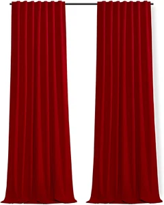 Curtains for Living Room Christmas Black Out Curtain for Bedroom 84 Inches Long - Picture 1 of 7