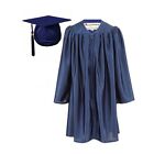 10 xChildren's Graduation Gown&Hat SET for 3-6 year olds-Satin finish10 colours+