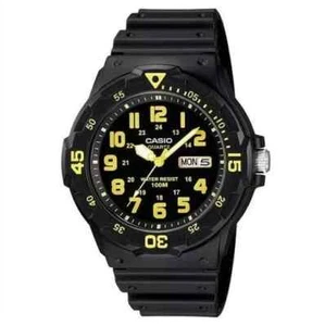 Montre-bracelet pour hommes CASIO MRW-200H-9B | style plongée, affichage anal... - Picture 1 of 1