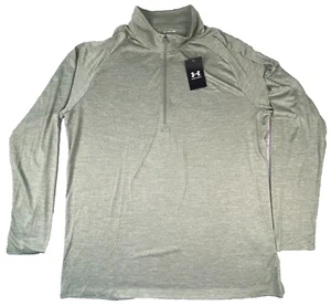 Under Armour Men's UA Tech 2.0 1/2 Zip Active Top Gray Size 2XLT NWT $45 MSRP - Picture 1 of 10