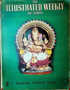 Illustrated Weekly of India September 13 1953 Ganesha Festival Pankaj Gupta  - Imagen 1 de 3